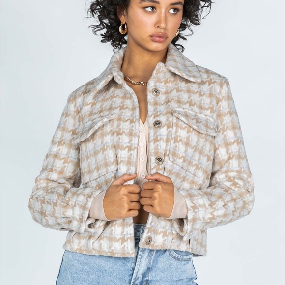 Princess Polly Jackets & Blazers - Princess Polly Izi Plaid Jacket